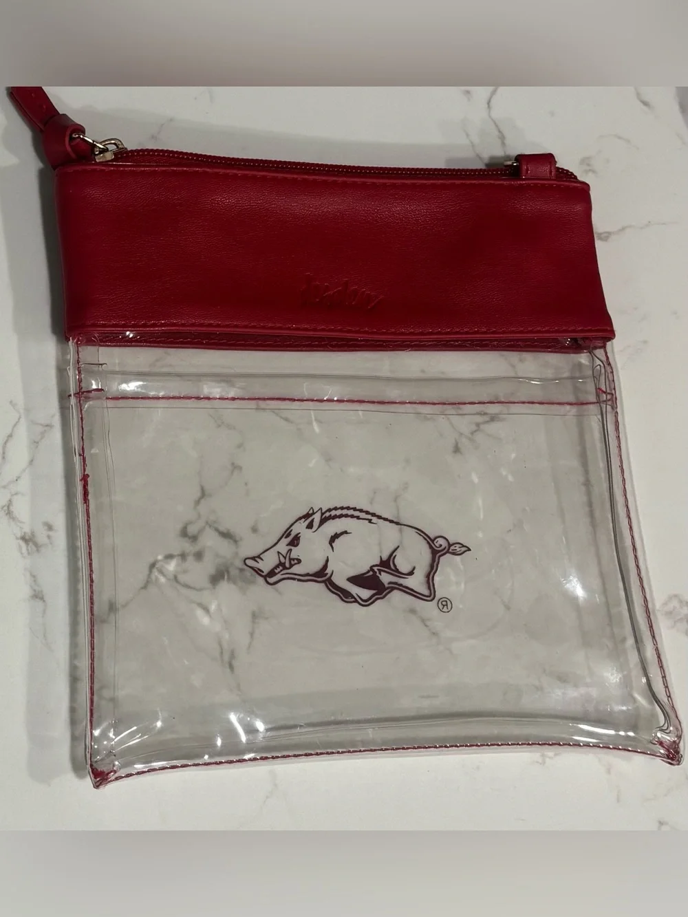 University of Arkansas Clear Gameday Crossbody Bag